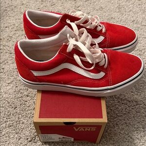 Vans Red Old Skool Sneakers